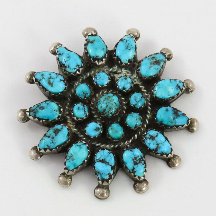 1940s Turquoise Pin