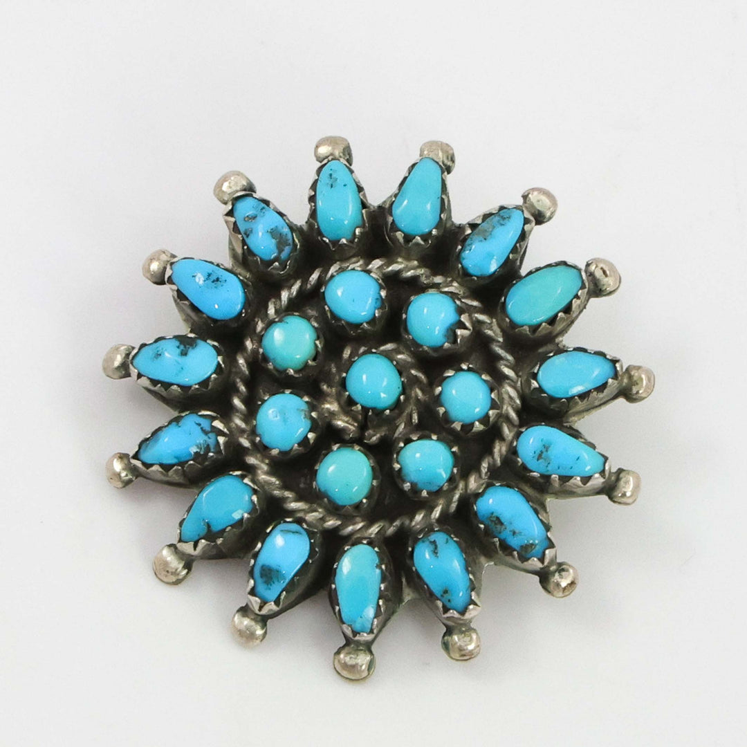 1940s Turquoise Pin