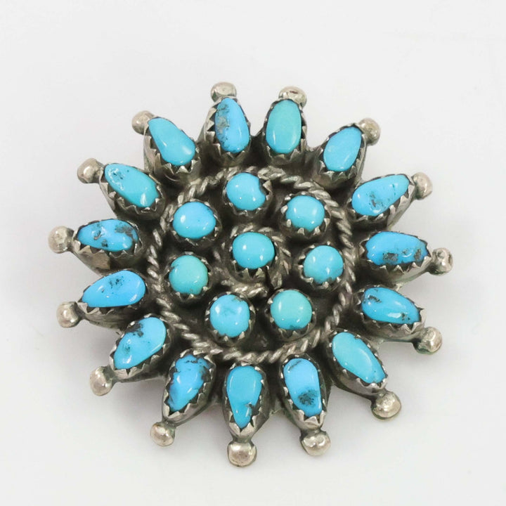 1940s Turquoise Pin