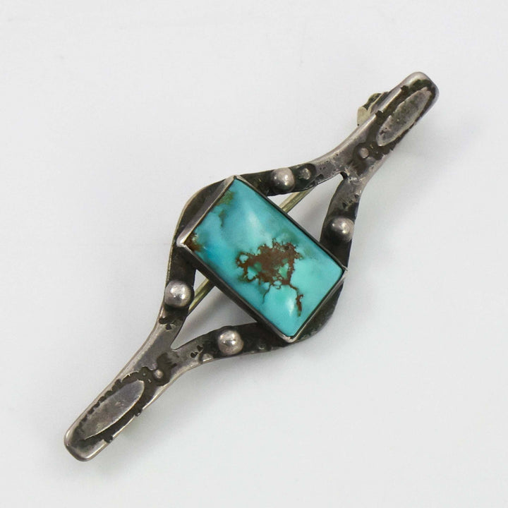 1930s Turquoise Pin