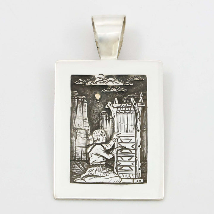Navajo Weaver Pendant