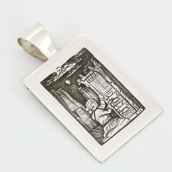 Navajo Weaver Pendant
