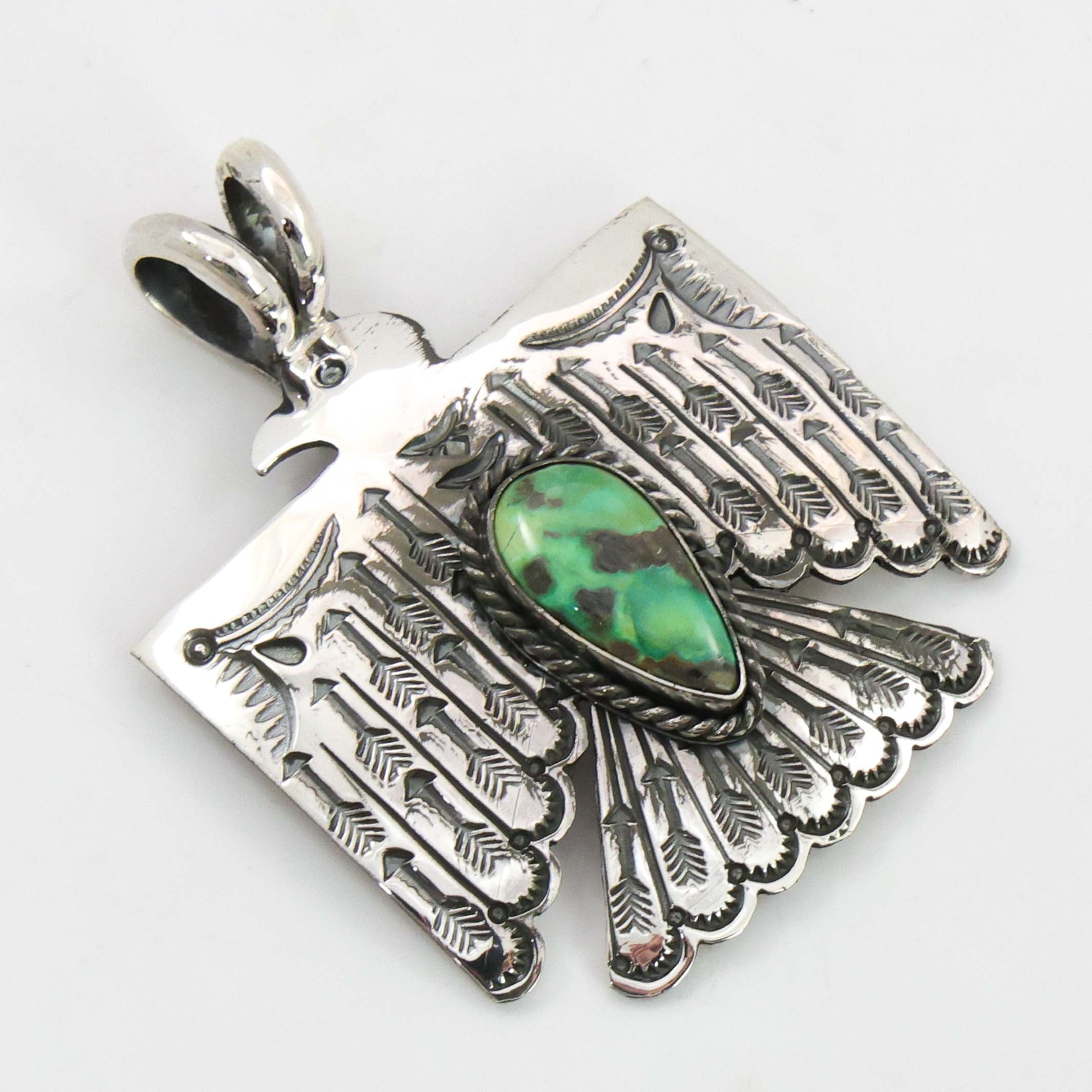 ネックレス・ペンダント Vintage Sunshine Reeves Pendant Sunshine Reeves Navajo Sterling Silver Thunderbird Pendant