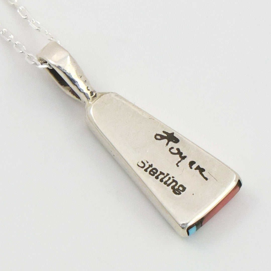 Inlay Pendant on Chain
