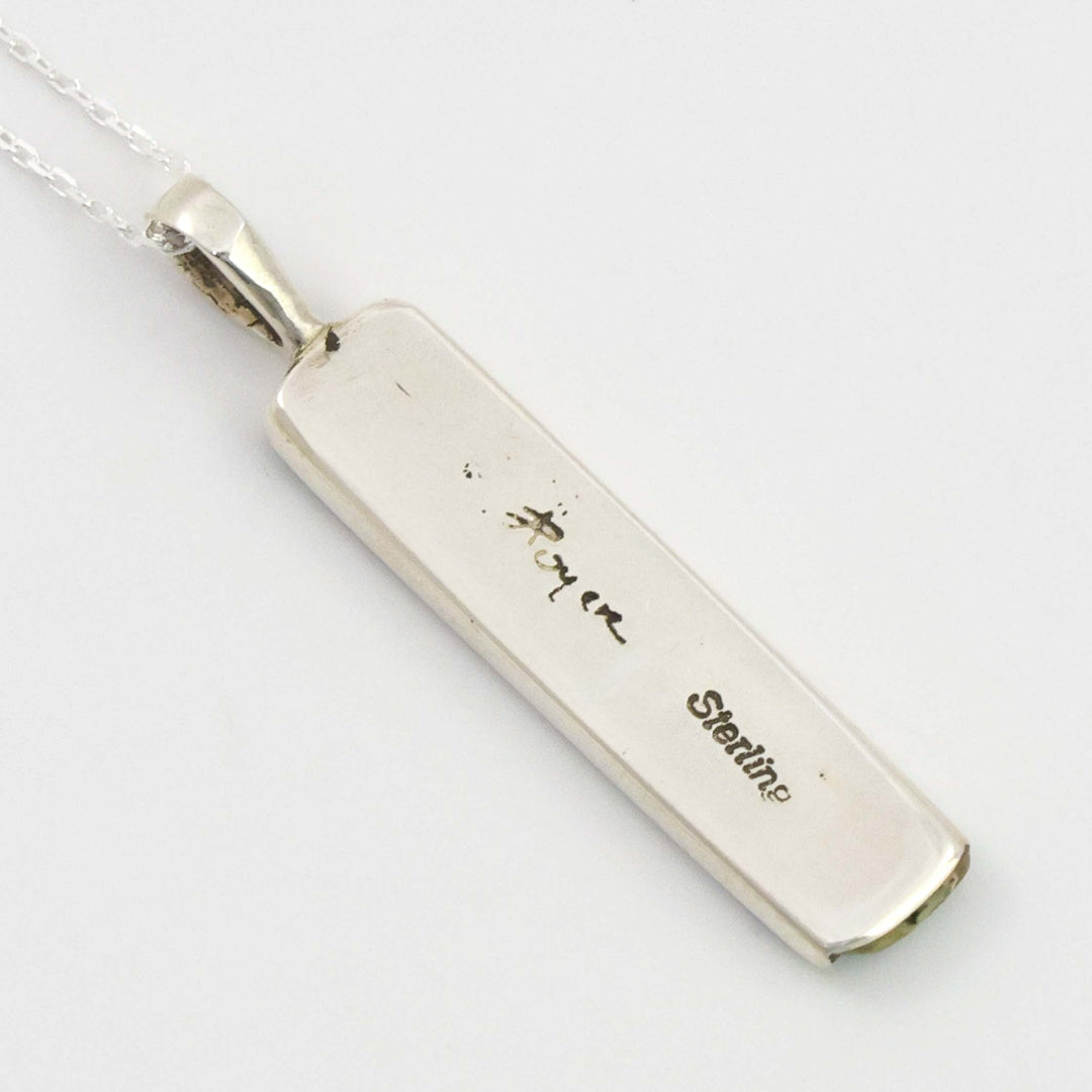 Inlay Pendant on Chain