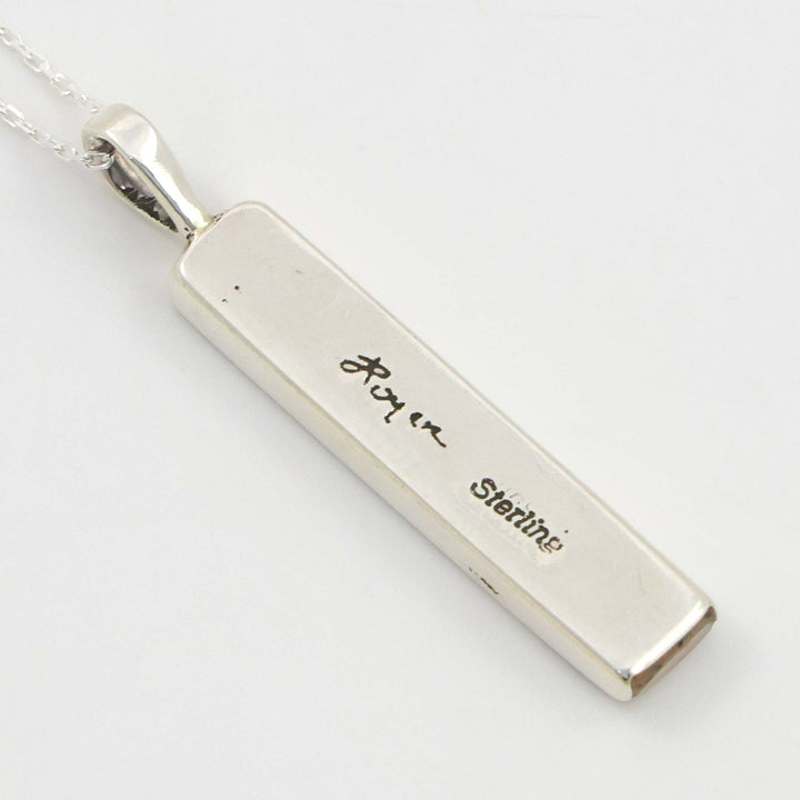 Inlay Pendant on Chain