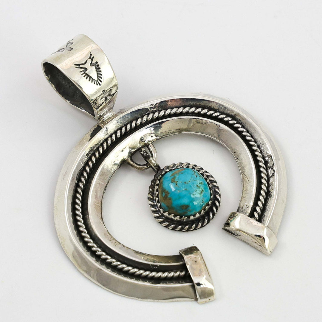 Turquoise Naja Pendant