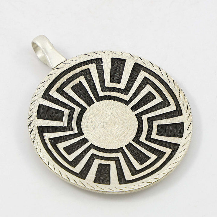 Silver Basket Pendant