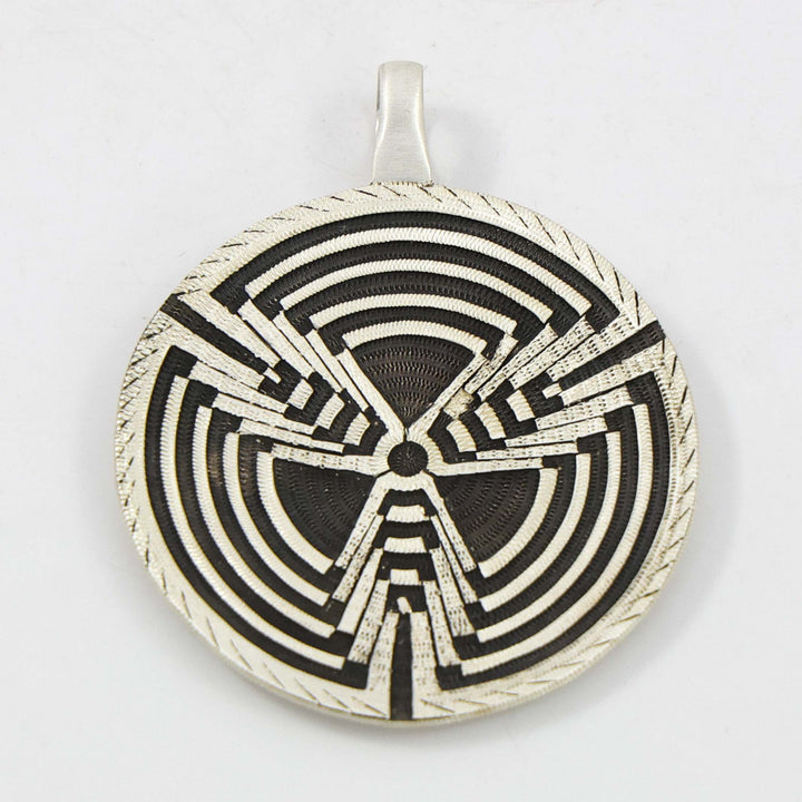 Silver Basket Pendant