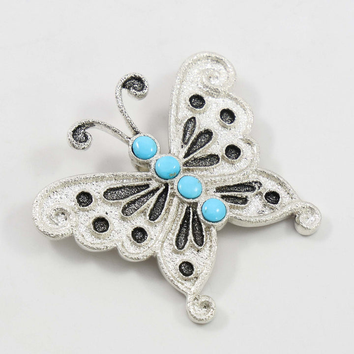 Morenci Turquoise Butterfly Pendant
