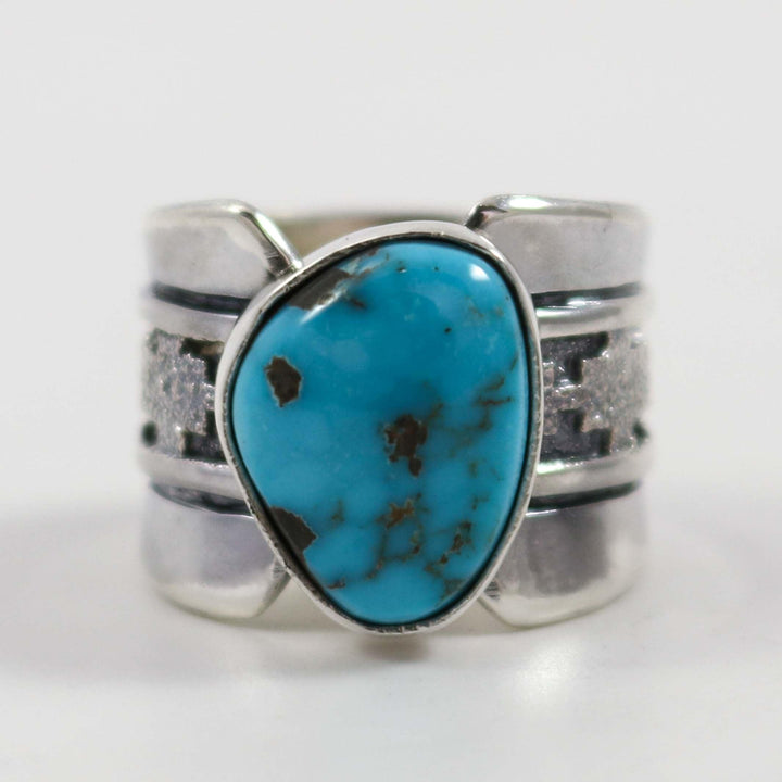 Bague Turquoise Gemme Bleue