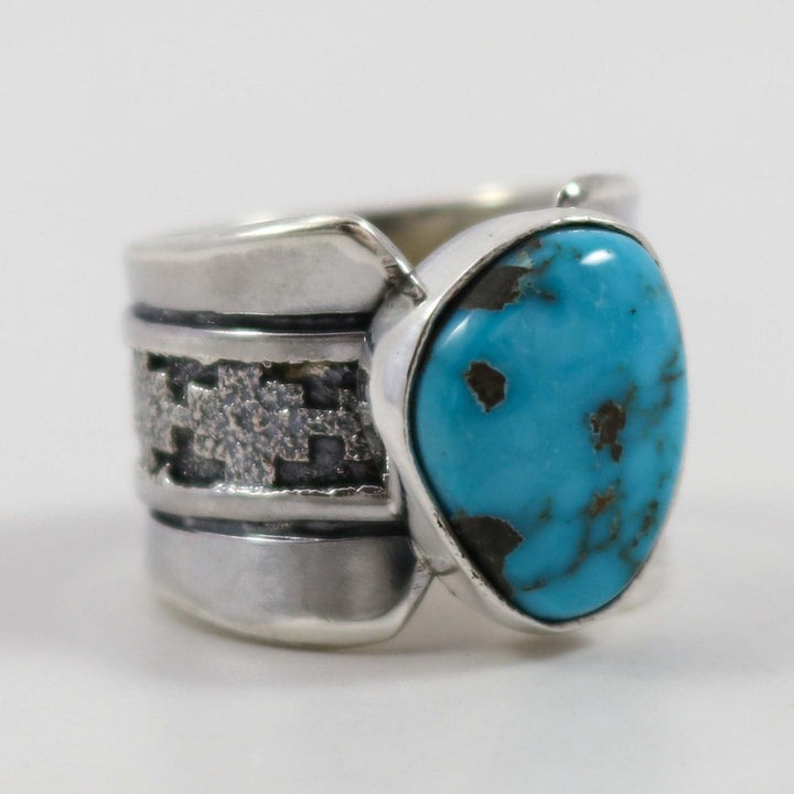 Bague Turquoise Gemme Bleue