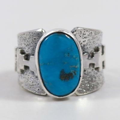 Blue Gem Turquoise Ring