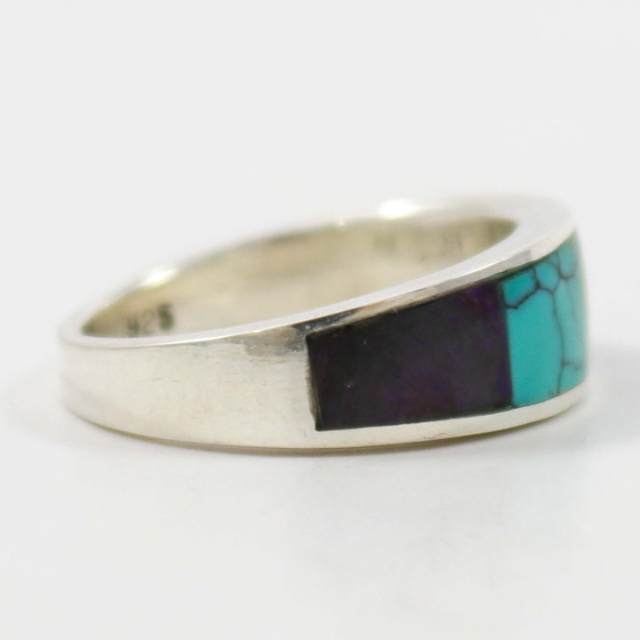 Hubei Turquoise and Sugilite Ring