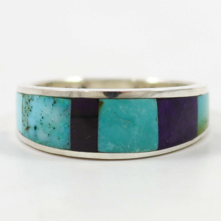 Blue Moon Turquoise and Sugilite Ring