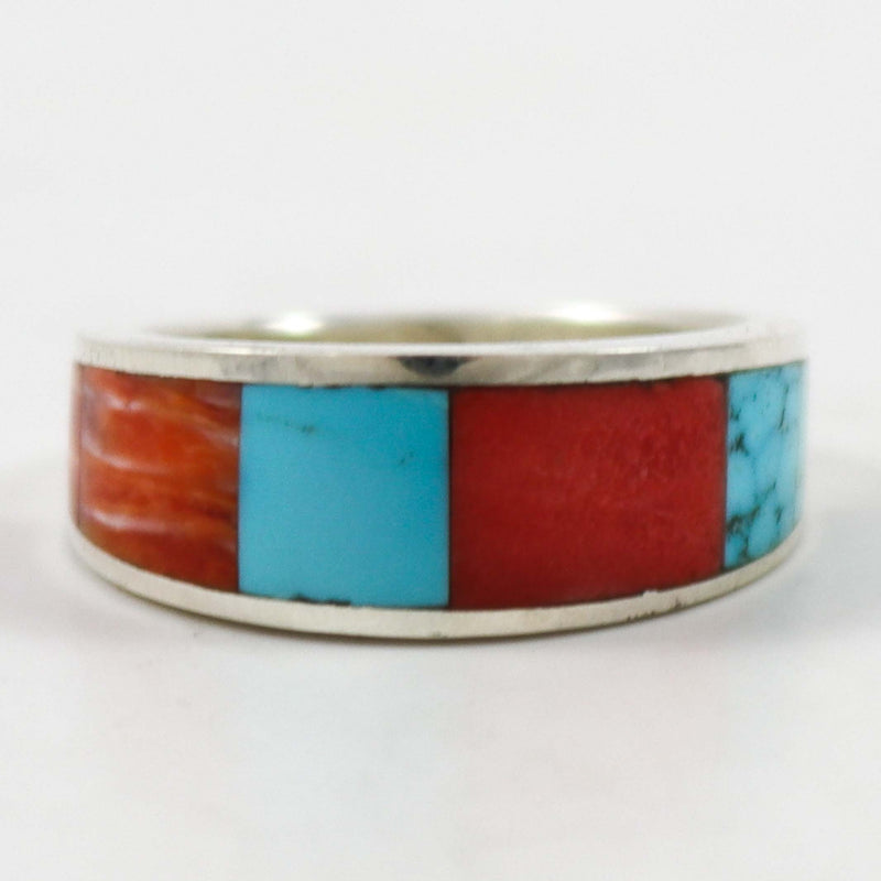 Kingman Turquoise and Spiny Ring