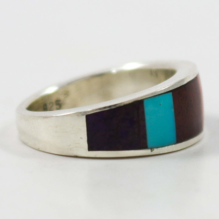 Multi-Stone Inlay Ring by Noah Pfeffer - Garland's