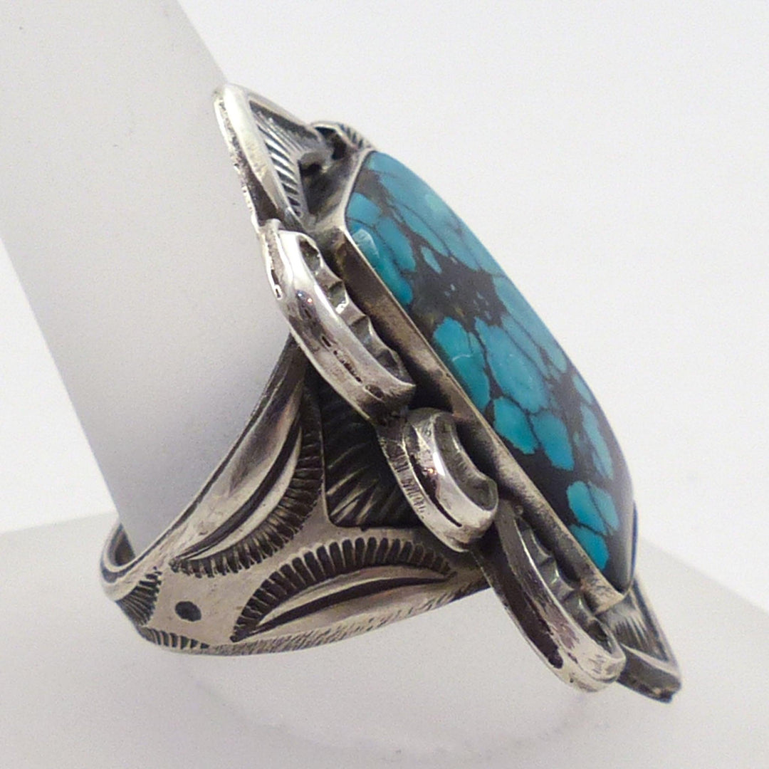 Chinese Turquoise Ring by David and Alice Lister - Garland's