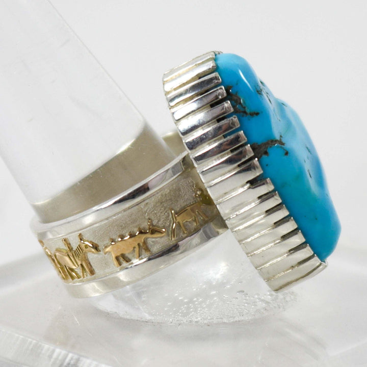 Kingman Turquoise Ring by Robert Taylor - Garland's