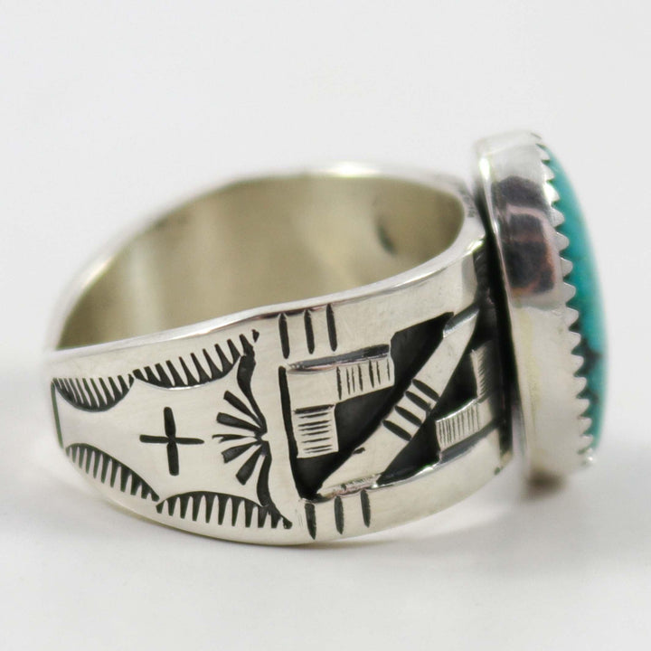Kingman Turquoise Ring by Peter Nelson - Garland's