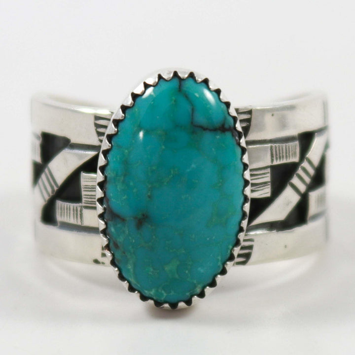 Kingman Turquoise Ring by Peter Nelson - Garland's