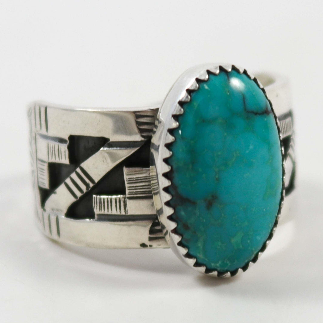 Kingman Turquoise Ring by Peter Nelson - Garland's