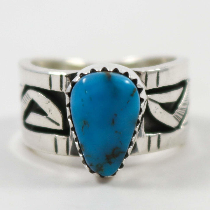 Kingman Turquoise Ring by Peter Nelson - Garland's