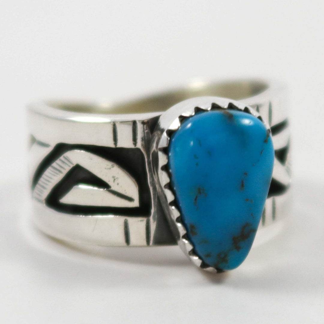 Kingman Turquoise Ring by Peter Nelson - Garland's