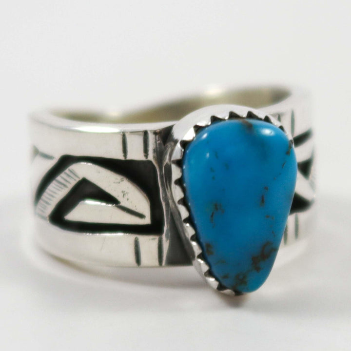 Kingman Turquoise Ring by Peter Nelson - Garland's