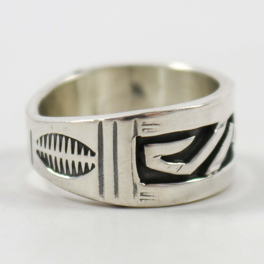Silver Overlay Ring by Peter Nelson - Garland's