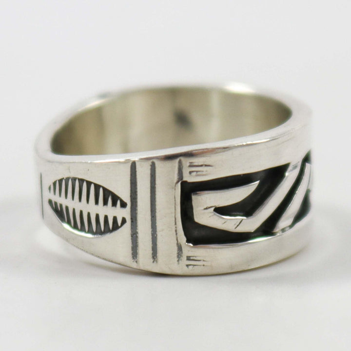 Silver Overlay Ring by Peter Nelson - Garland's