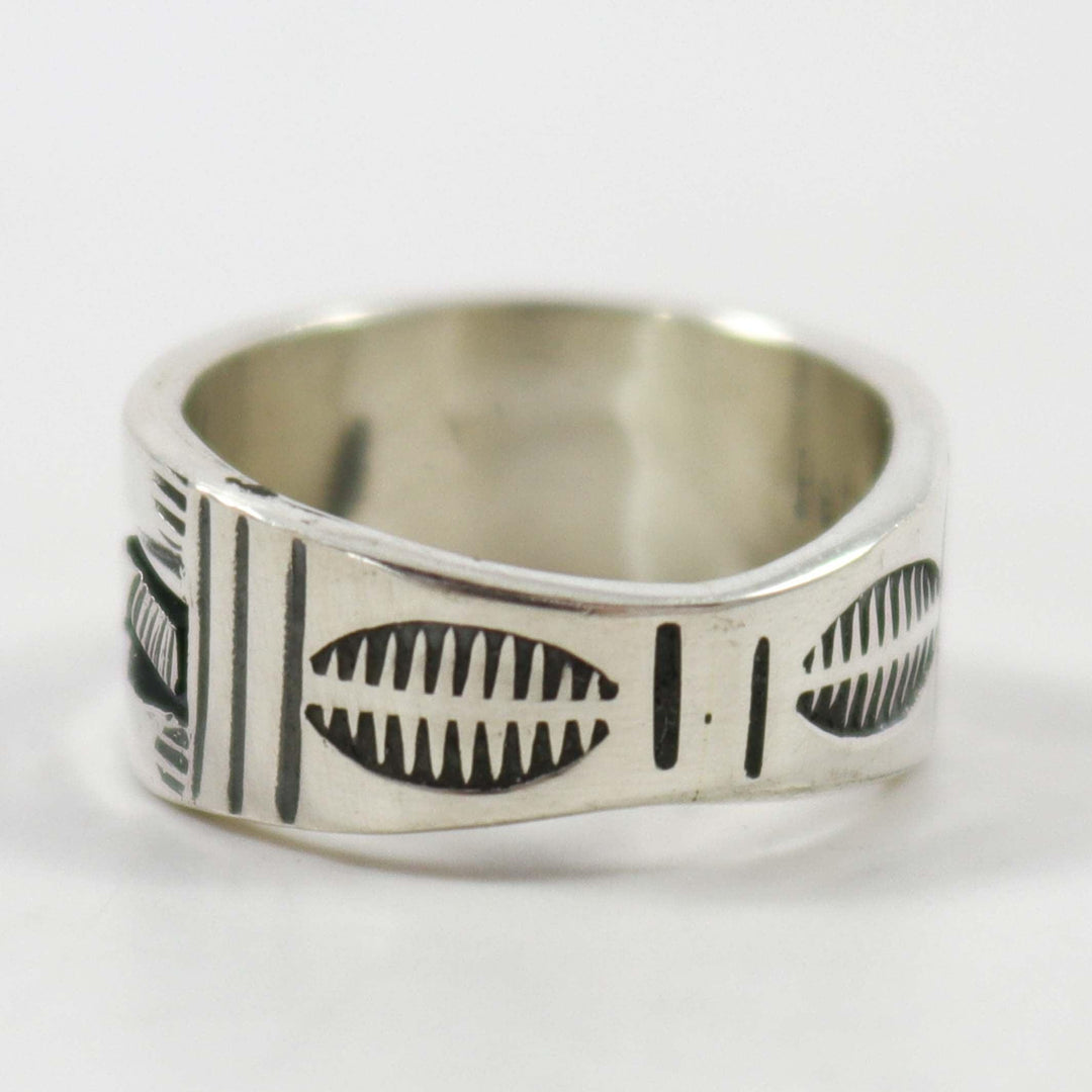Silver Overlay Ring by Peter Nelson - Garland's