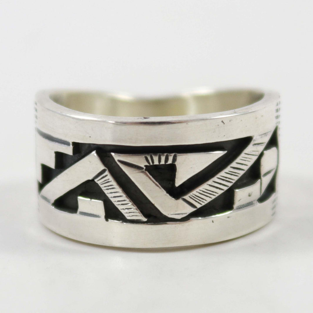 Silver Overlay Ring by Peter Nelson - Garland's