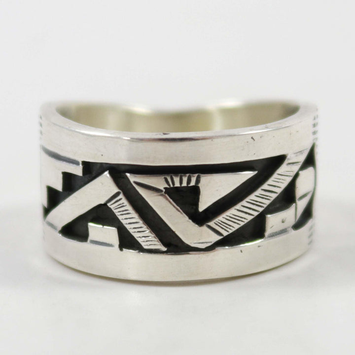 Silver Overlay Ring by Peter Nelson - Garland's