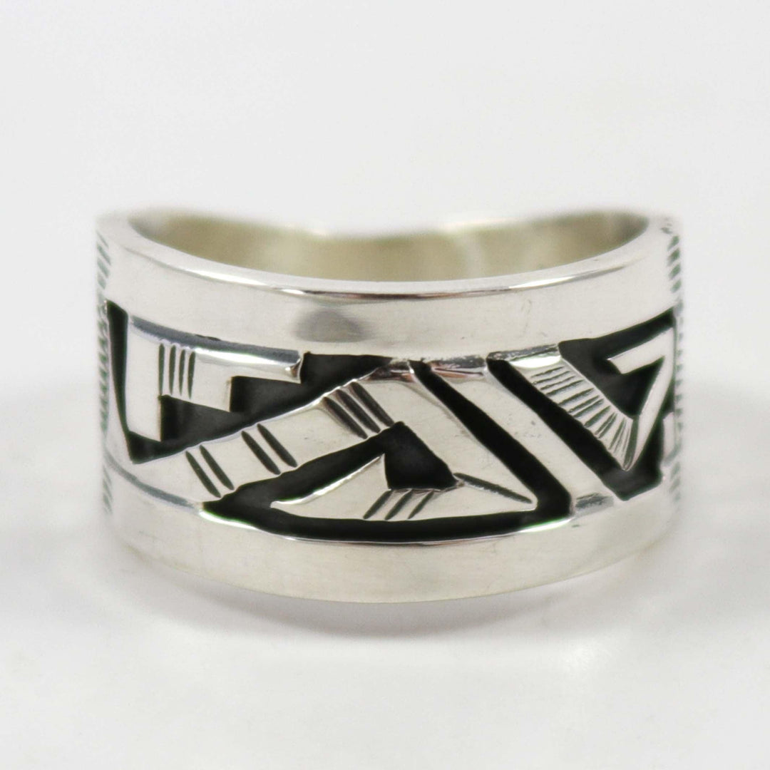 Silver Overlay Ring by Peter Nelson - Garland's