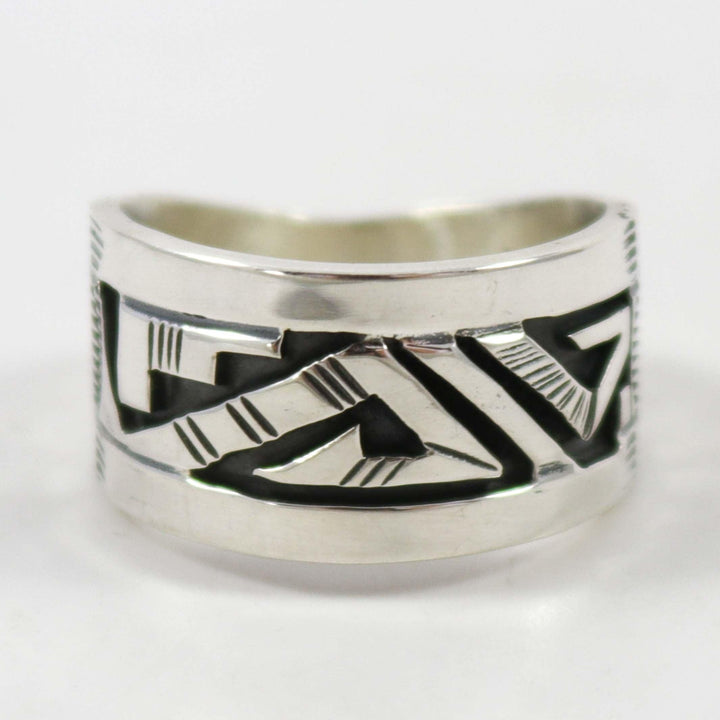 Silver Overlay Ring by Peter Nelson - Garland's
