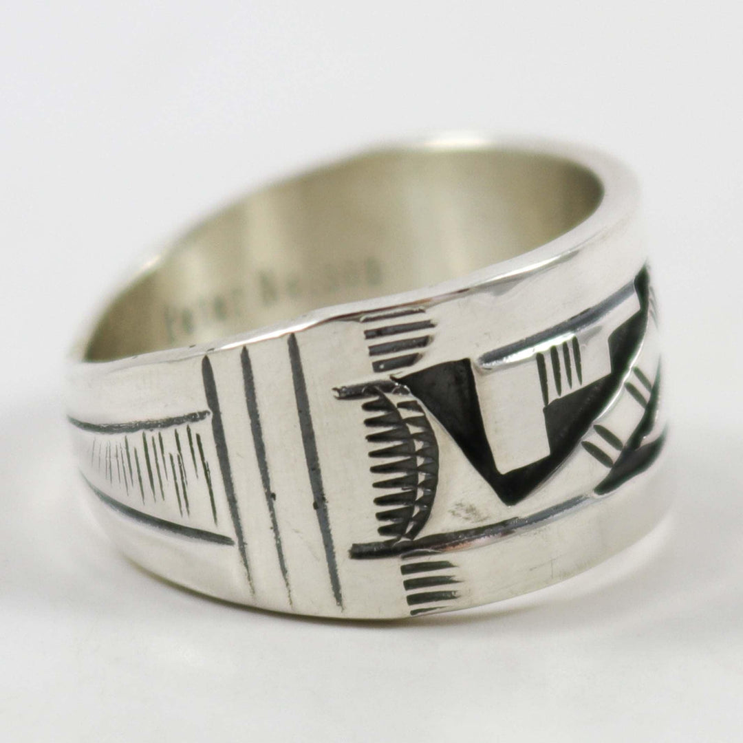 Silver Overlay Ring by Peter Nelson - Garland's