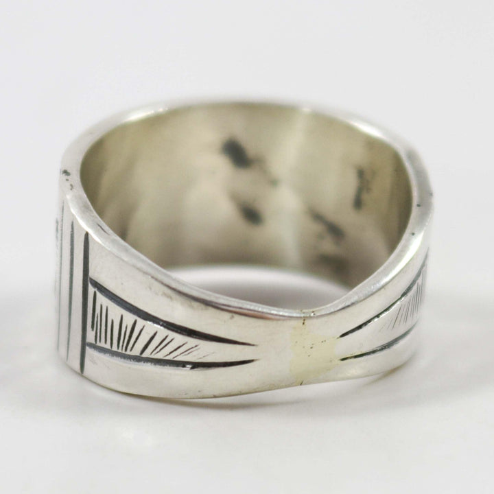 Silver Overlay Ring by Peter Nelson - Garland's