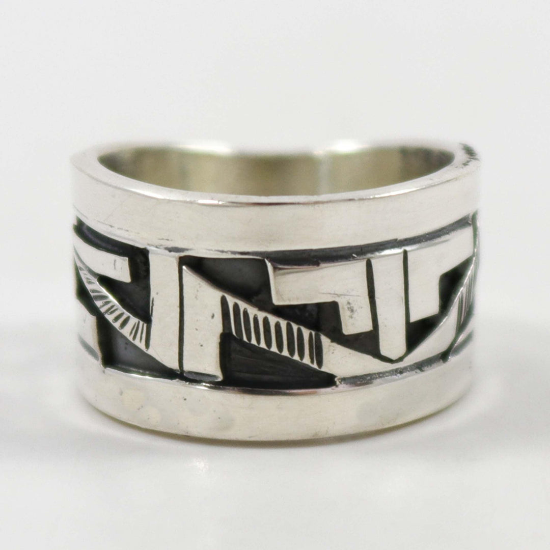 Silver Overlay Ring by Peter Nelson - Garland's
