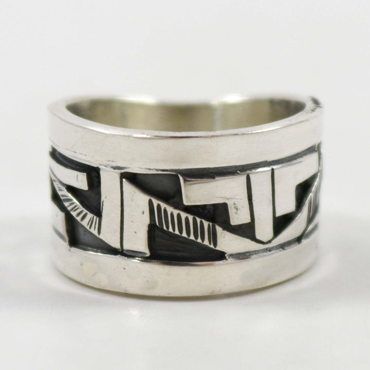Silver Overlay Ring by Peter Nelson - Garland's