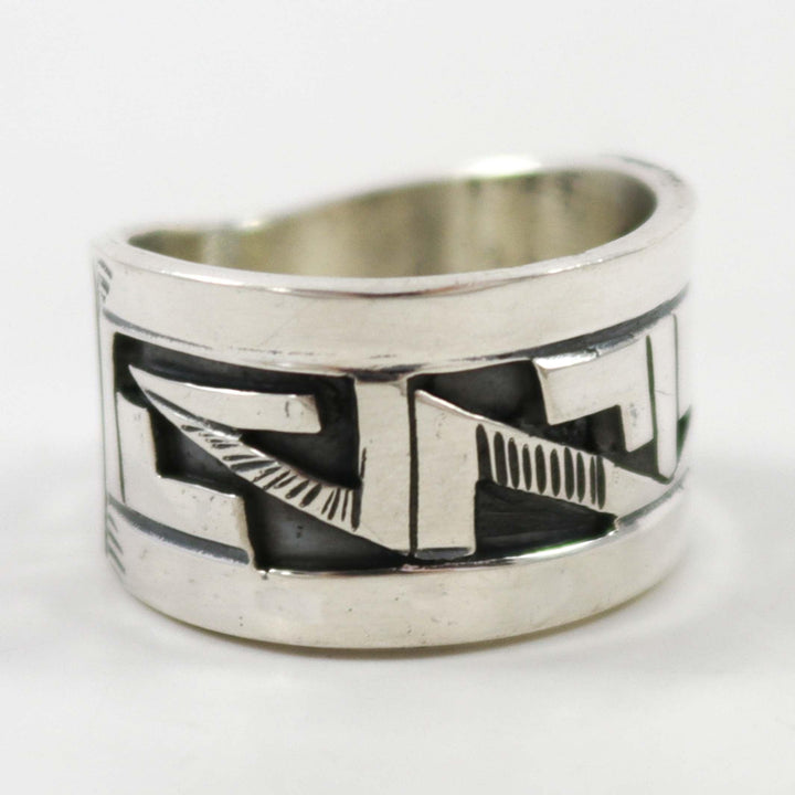Silver Overlay Ring by Peter Nelson - Garland's