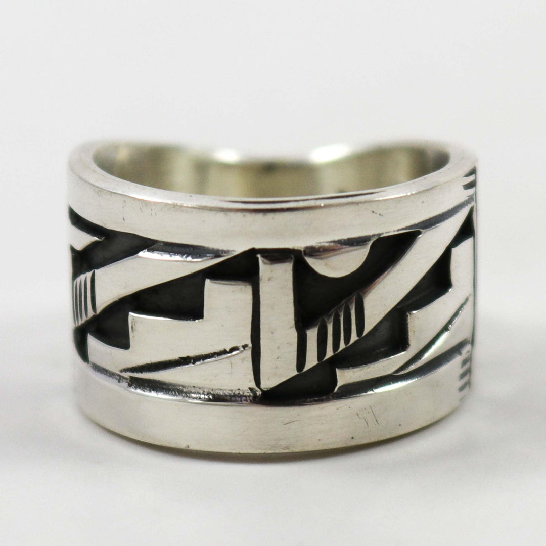 Silver Overlay Ring by Peter Nelson - Garland's