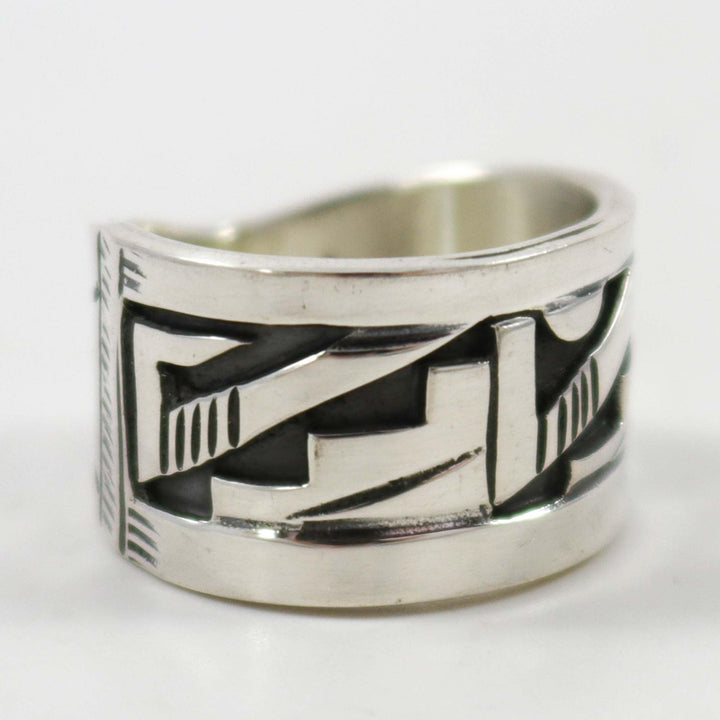 Silver Overlay Ring by Peter Nelson - Garland's