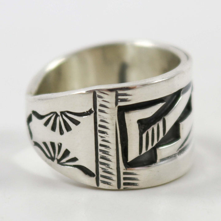 Silver Overlay Ring by Peter Nelson - Garland's