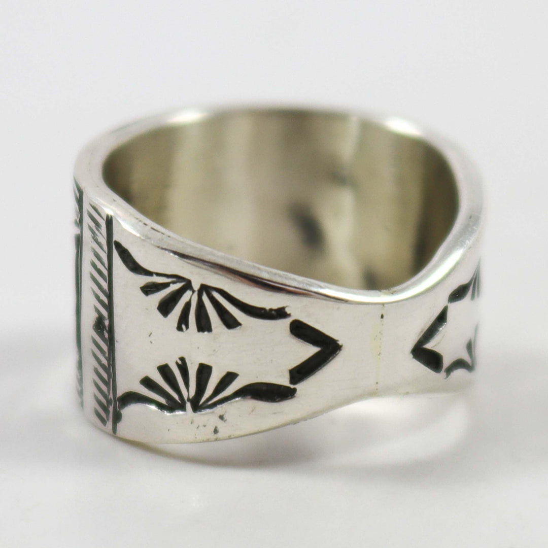 Silver Overlay Ring by Peter Nelson - Garland's