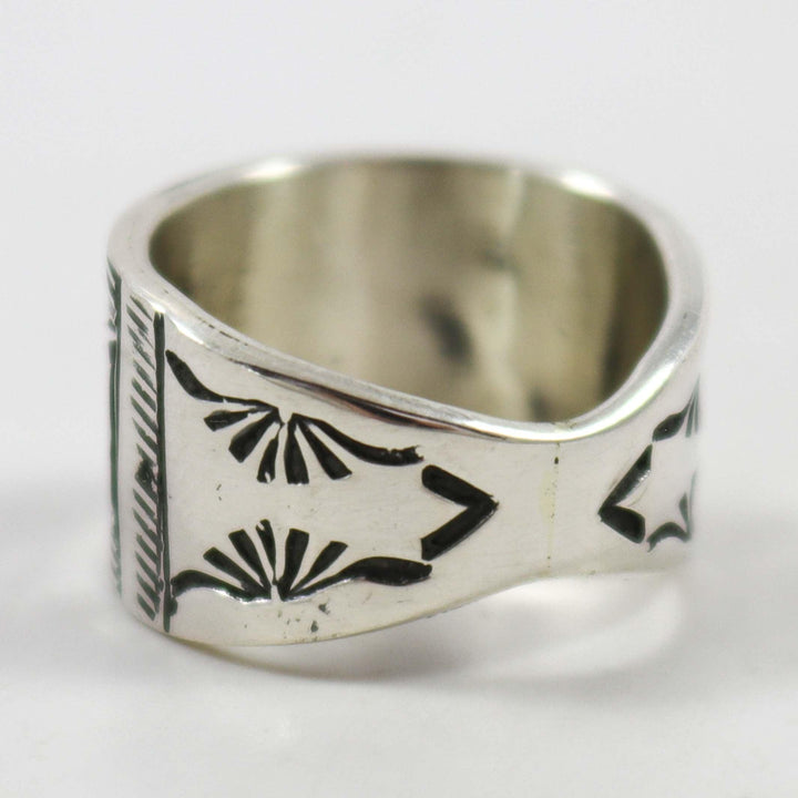Silver Overlay Ring by Peter Nelson - Garland's