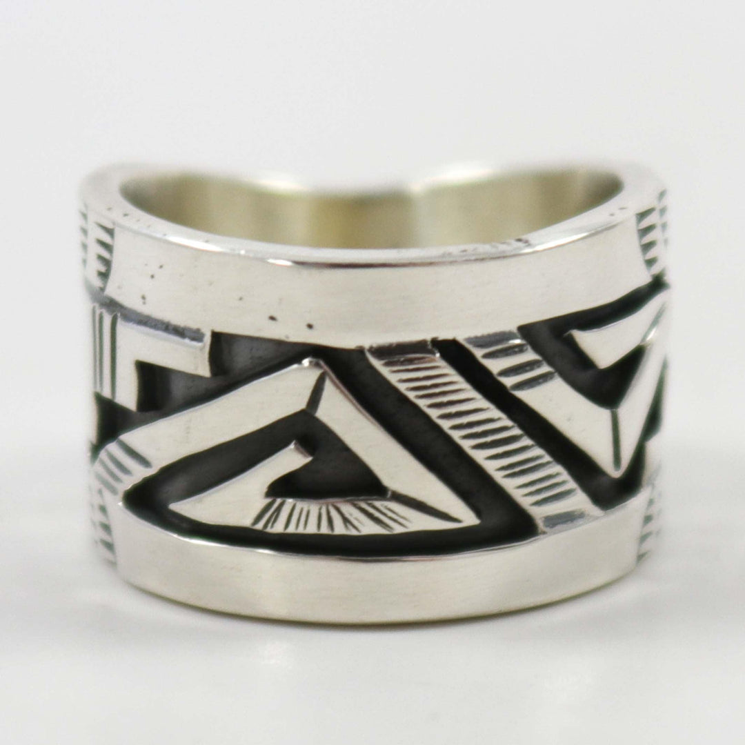 Silver Overlay Ring by Peter Nelson - Garland's