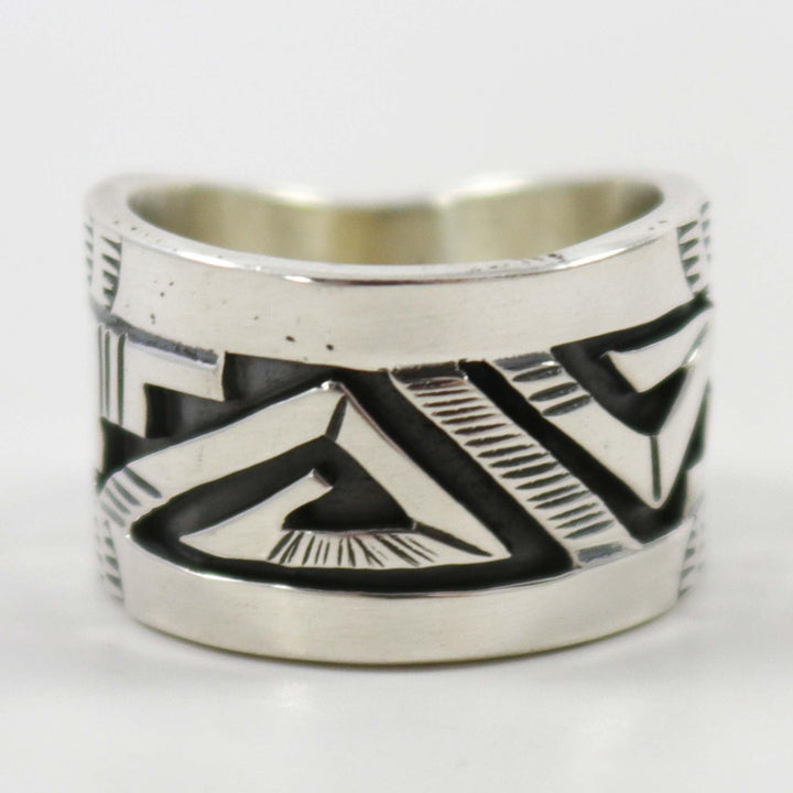 Silver Overlay Ring by Peter Nelson - Garland's