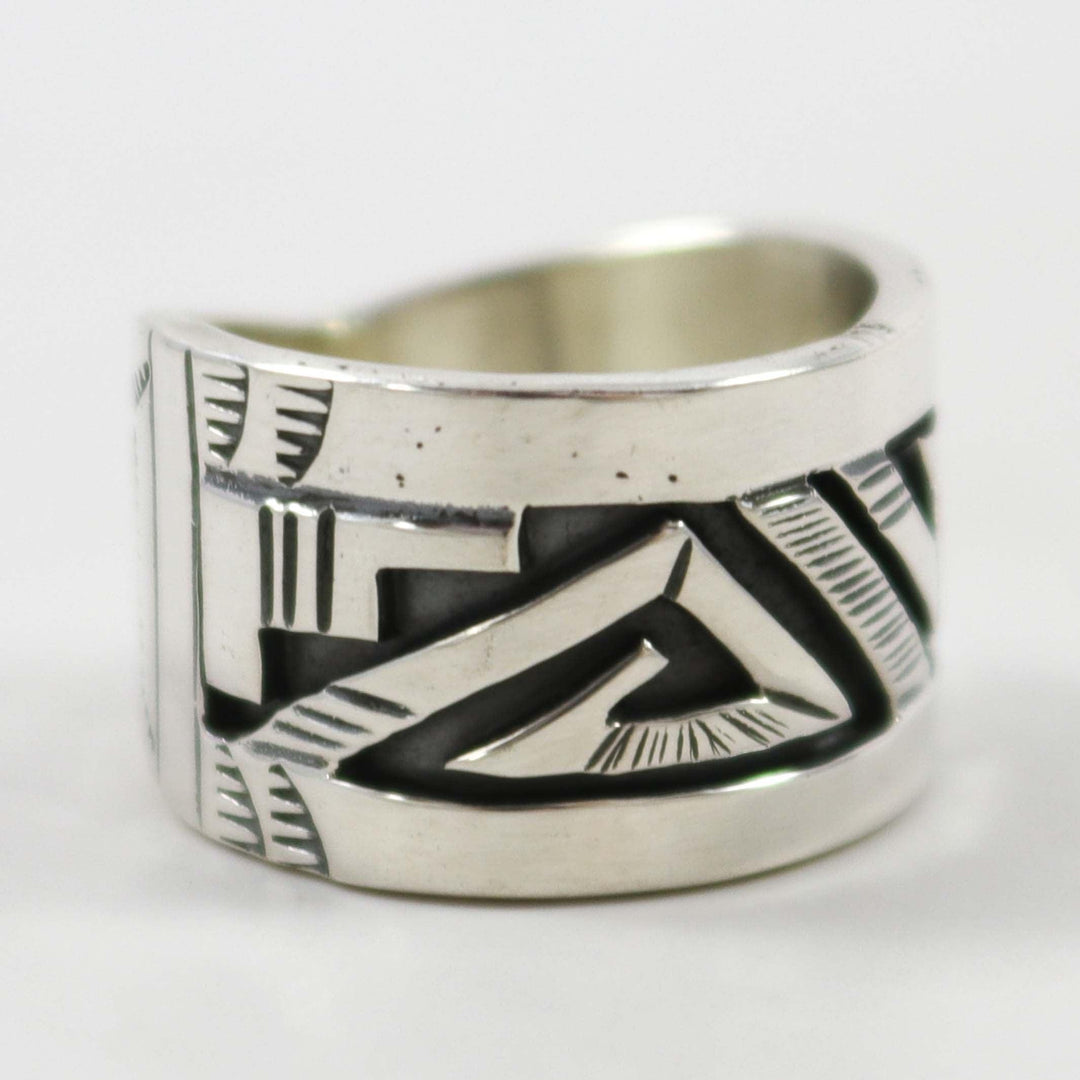 Silver Overlay Ring by Peter Nelson - Garland's