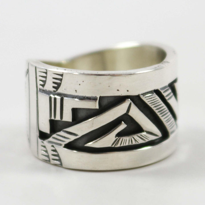 Silver Overlay Ring by Peter Nelson - Garland's